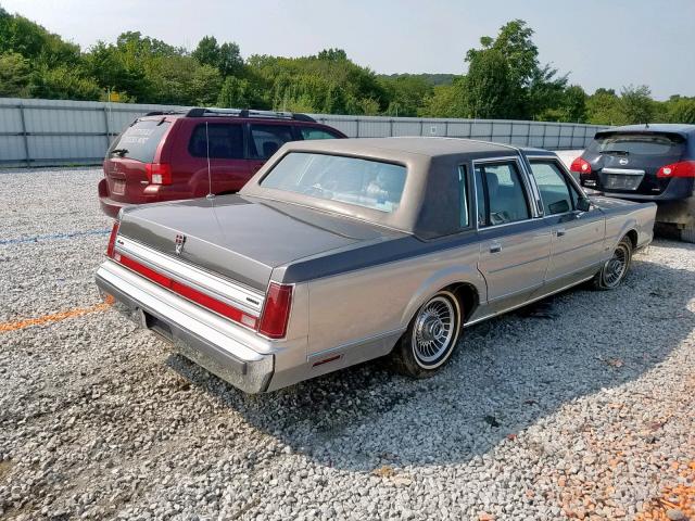 1LNBM81F1JY735132 - 1988 LINCOLN TOWN CAR TAN photo 4