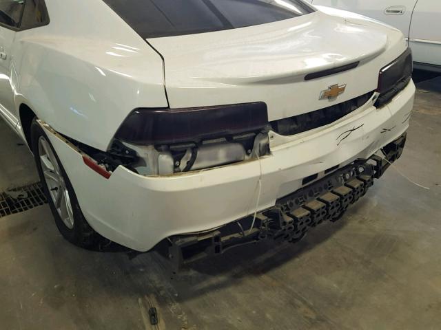 2G1FA1E30E9129667 - 2014 CHEVROLET CAMARO LS WHITE photo 9