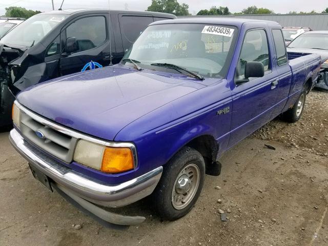 1FTCR14X1VPA33538 - 1997 FORD RANGER SUP PURPLE photo 2