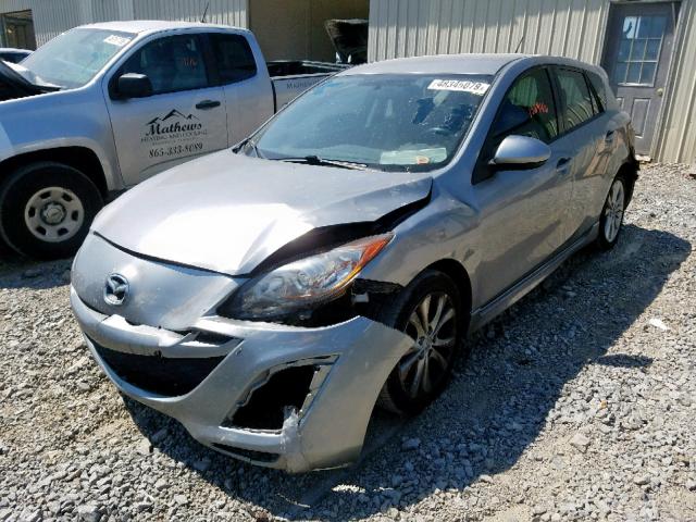 JM1BL1K52B1402131 - 2011 MAZDA 3 S SILVER photo 2