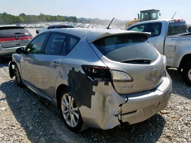 JM1BL1K52B1402131 - 2011 MAZDA 3 S SILVER photo 3