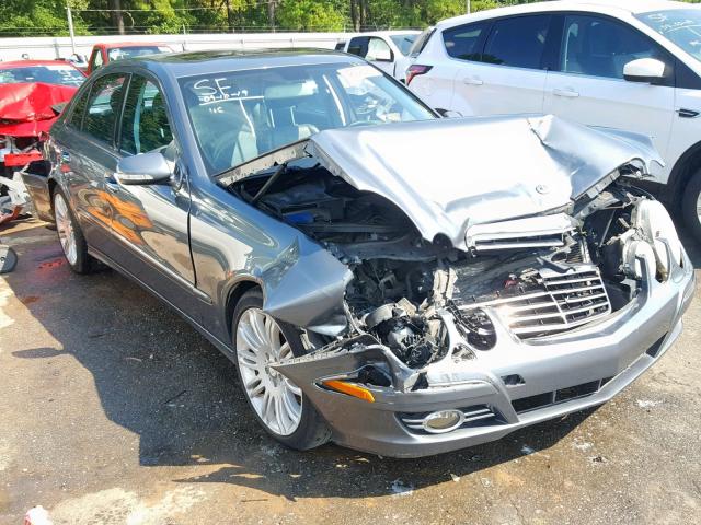 WDBUF56X38B187685 - 2008 MERCEDES-BENZ E 350 BLUE photo 1