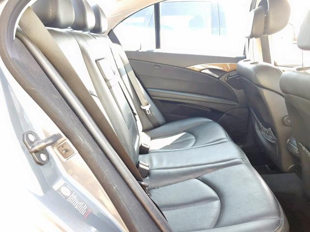 WDBUF56X38B187685 - 2008 MERCEDES-BENZ E 350 BLUE photo 6