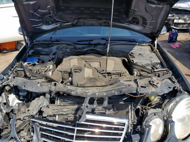 WDBUF56X38B187685 - 2008 MERCEDES-BENZ E 350 BLUE photo 7