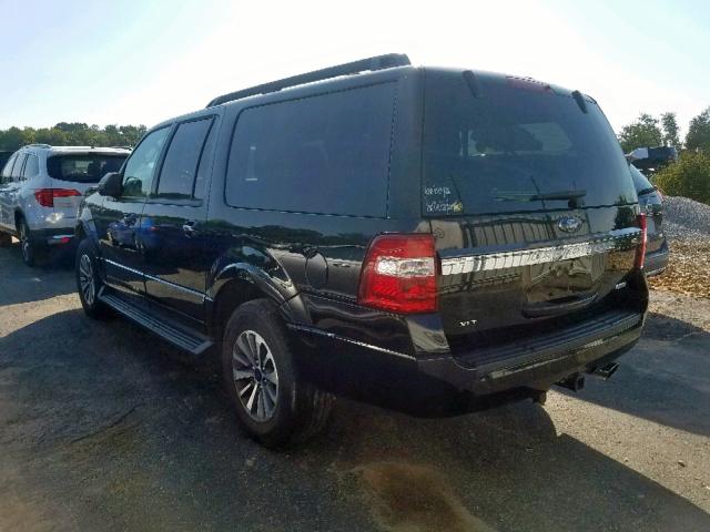 1FMJK1HT8HEA07856 - 2017 FORD EXPEDITION BLACK photo 3