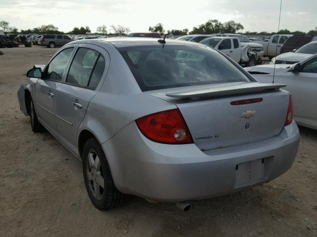 1G1AT58H597276531 - 2009 CHEVROLET COBALT LT SILVER photo 3