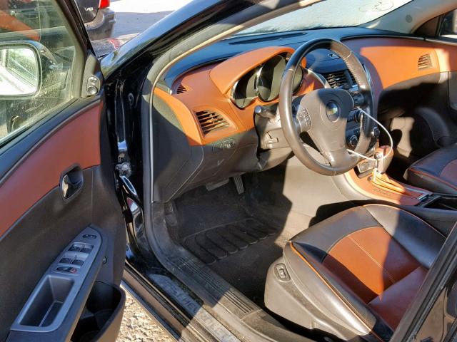 1G1ZK57B29F130399 - 2009 CHEVROLET MALIBU LTZ შავი ფოტო 9
