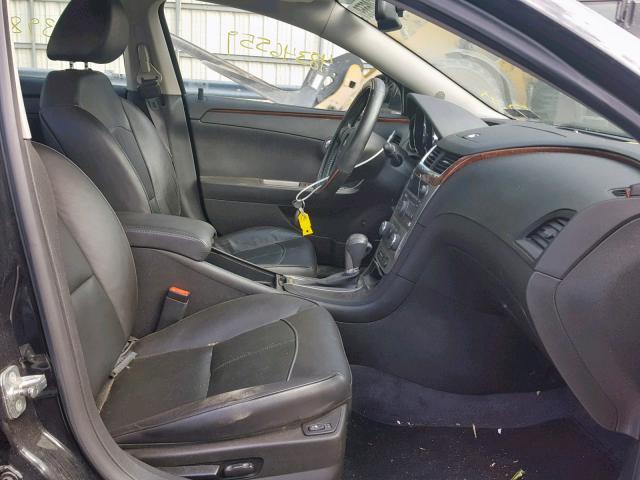 1G1ZG5E74CF193849 - 2012 CHEVROLET MALIBU LTZ შავი ფოტო 5