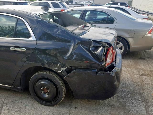 1G1ZG5E74CF193849 - 2012 CHEVROLET MALIBU LTZ შავი ფოტო 9