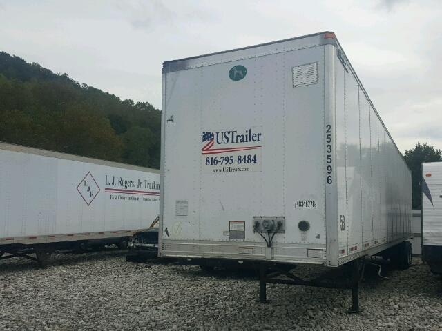 1GRAP062XCT572596 - 2012 GREAT DANE TRAILER 53 TRAILER WHITE photo 2