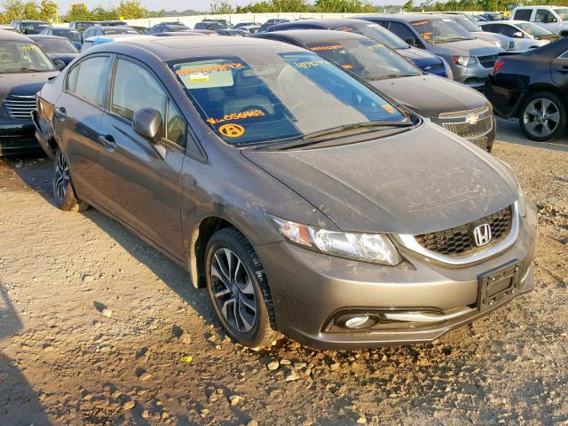 19XFB2F96DE056463 - 2013 HONDA CIVIC EXL 灰色 照片 1