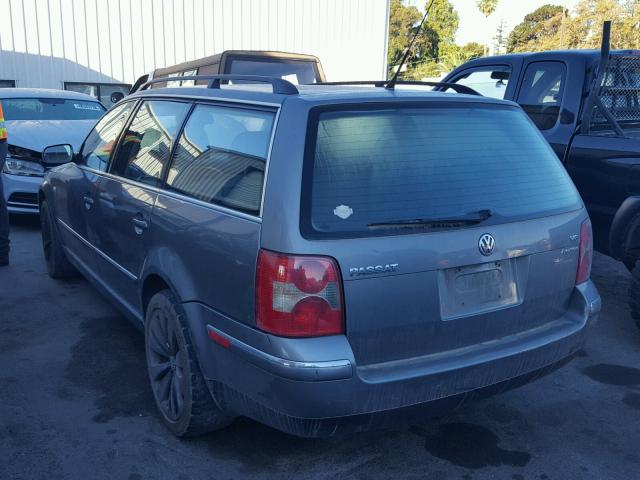 WVWYH63B12E169462 - 2002 VOLKSWAGEN PASSAT GLX 灰色 照片 3