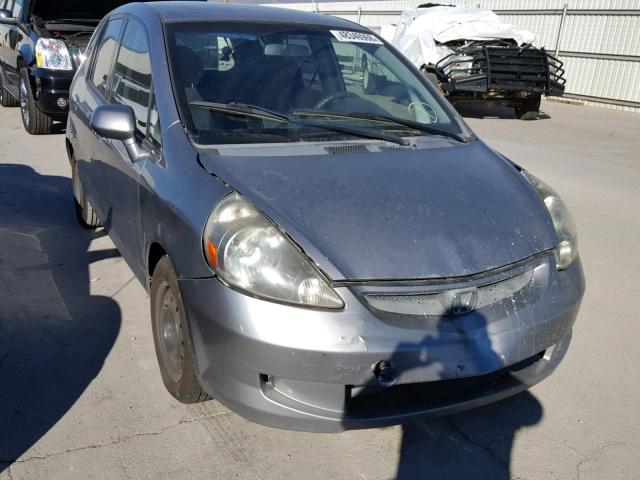 JHMGD38477S056509 - 2007 HONDA FIT GRAY photo 1