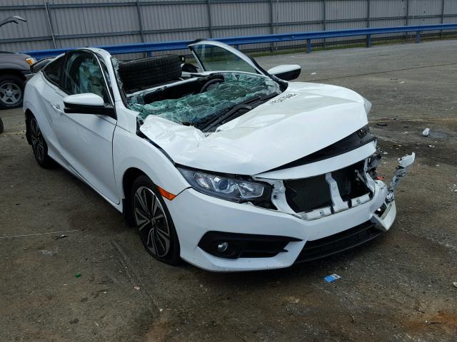 2HGFC3B70GH353990 - 2016 HONDA CIVIC EXL WHITE photo 1