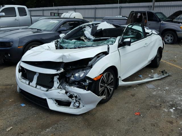 2HGFC3B70GH353990 - 2016 HONDA CIVIC EXL WHITE photo 2