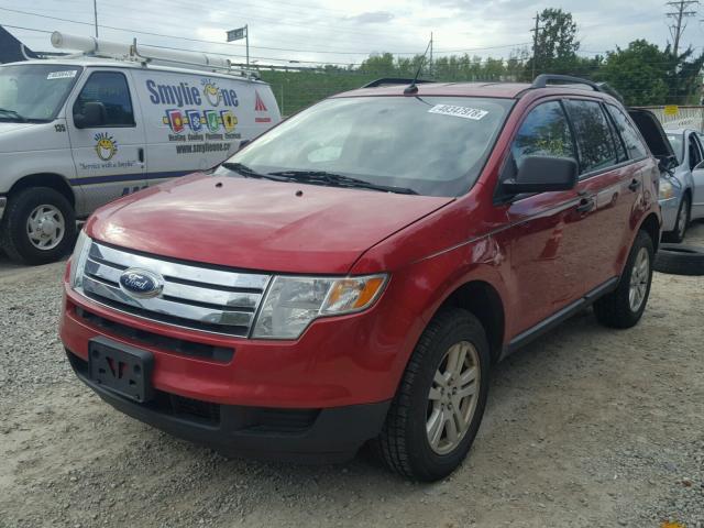 2FMDK3GC2ABB38339 - 2010 FORD EDGE SE RED photo 2