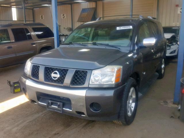 5N1AA08B86N707085 - 2006 NISSAN ARMADA SE GRAY photo 2