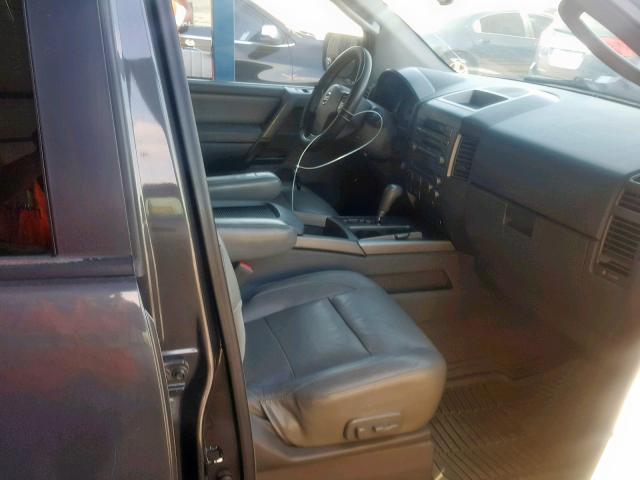 5N1AA08B86N707085 - 2006 NISSAN ARMADA SE GRAY photo 5