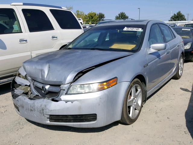 19UUA662X5A027610 - 2005 ACURA TL SILVER photo 2