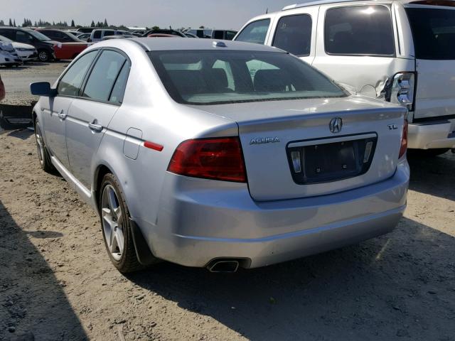 19UUA662X5A027610 - 2005 ACURA TL SILVER photo 3