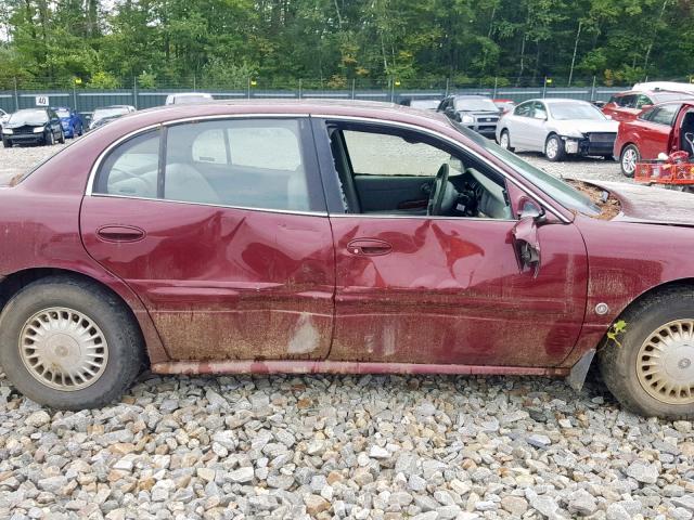 1G4HP54K014150395 - 2001 BUICK LESABRE CU RED photo 9