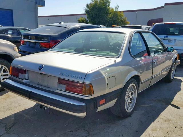 WBAEC7406H0608016 - 1987 BMW 635 CSI GOLD photo 4
