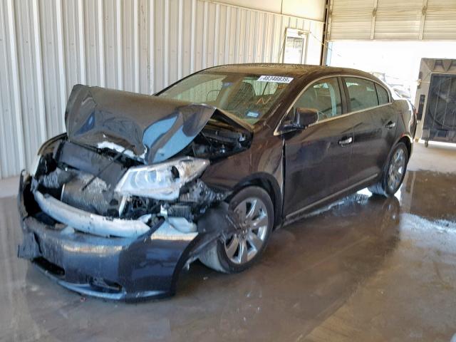 1G4GE5EV1AF248267 - 2010 BUICK LACROSSE C BLACK photo 2