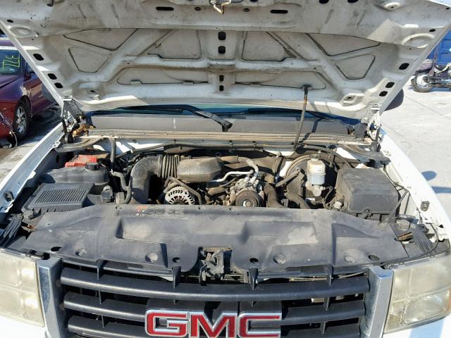 1GTPCTEX1AZ268369 - 2010 GMC SIERRA C15 WHITE photo 7