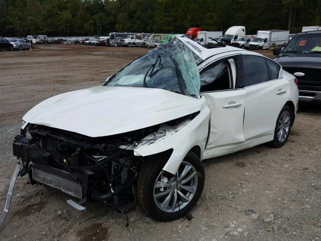 JN1CV7AP9GM201470 - 2016 INFINITI Q50 BASE WHITE photo 2