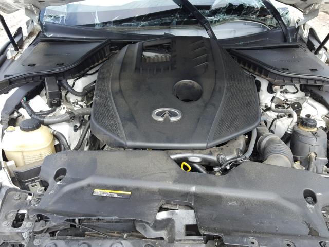 JN1CV7AP9GM201470 - 2016 INFINITI Q50 BASE WHITE photo 7