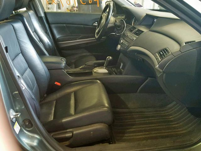 1HGCP2F86AA063859 - 2010 HONDA ACCORD EXL GRAY photo 5