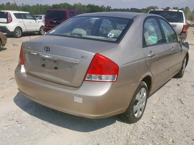 KNAFE121275412681 - 2007 KIA SPECTRA EX GOLD photo 4