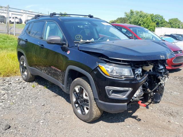 3C4NJDDB6JT169157 - 2018 JEEP COMPASS TR BLACK photo 1