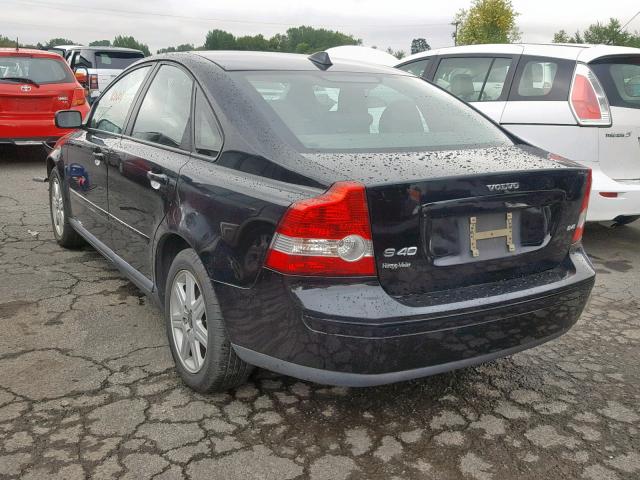 YV1MS382562162197 - 2006 VOLVO S40 2.4I BLACK photo 3