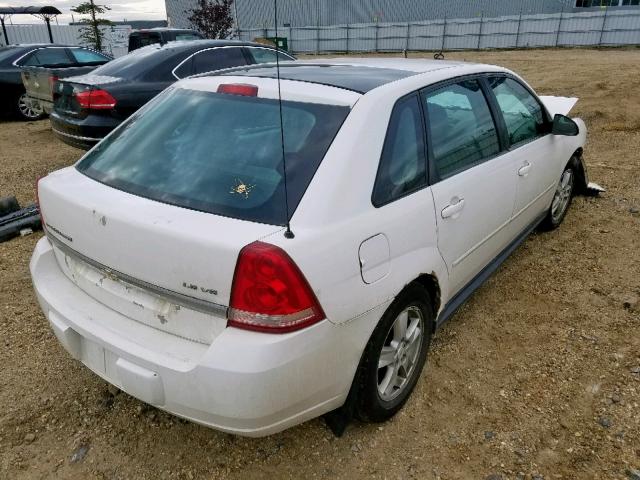 1G1ZT62835F204325 - 2005 CHEVROLET MALIBU MAX 白色 照片 4