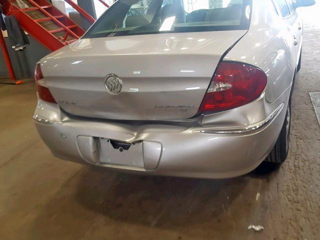 2G4WC582771205099 - 2007 BUICK LACROSSE C SILVER photo 10