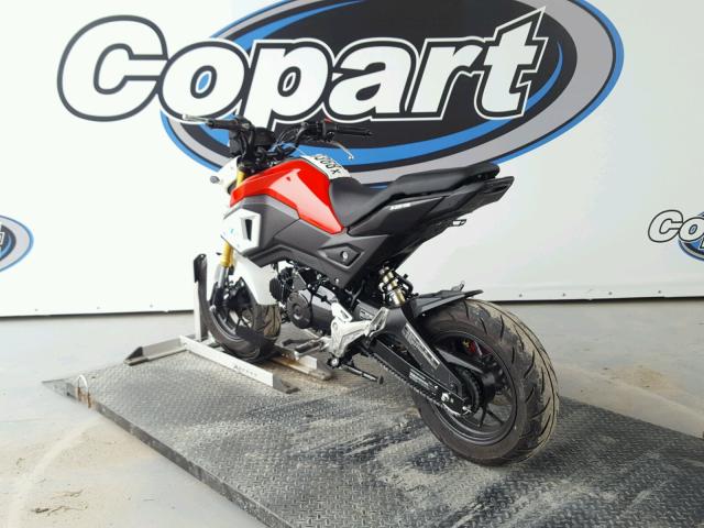 MLHJC7515K5100491 - 2019 HONDA GROM RED photo 3