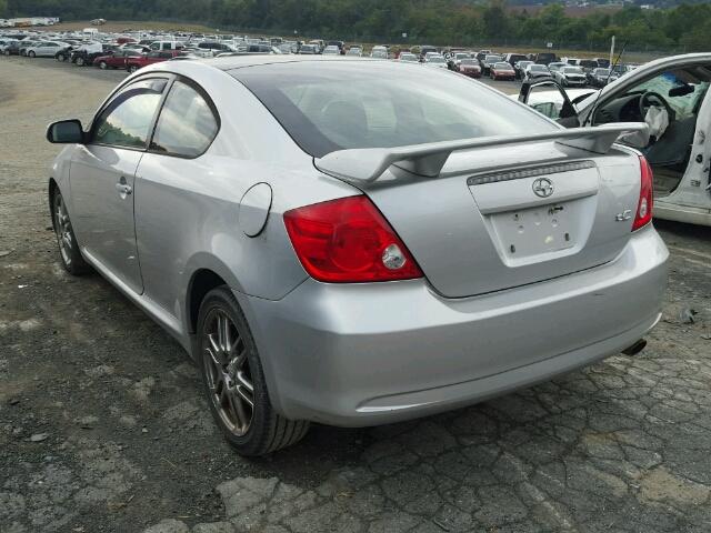 JTKDE177560122625 - 2006 TOYOTA SCION TC 银色 照片 3