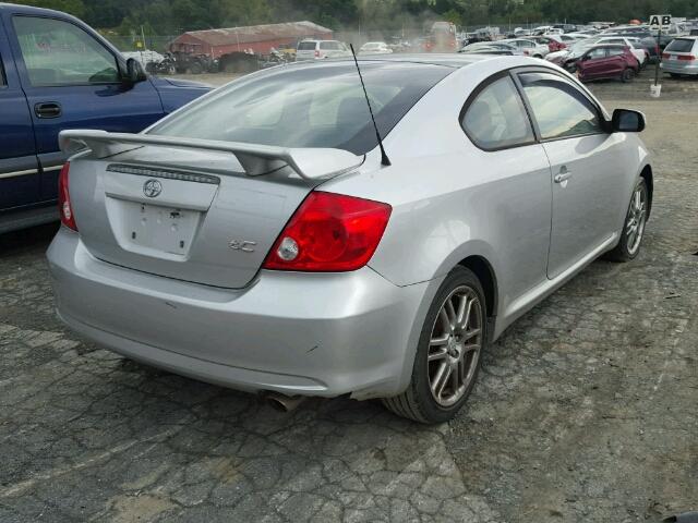 JTKDE177560122625 - 2006 TOYOTA SCION TC 银色 照片 4