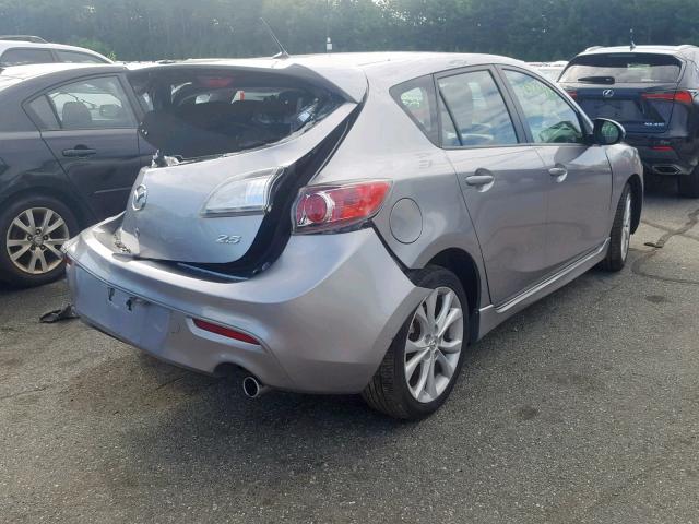 JM1BL1K64B1400292 - 2011 MAZDA 3 S GRAY photo 4