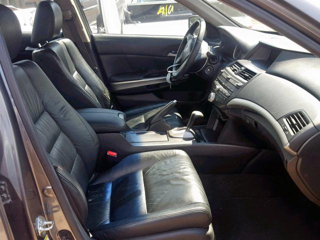 1HGCP36838A018099 - 2008 HONDA ACCORD EXL GRAY photo 5