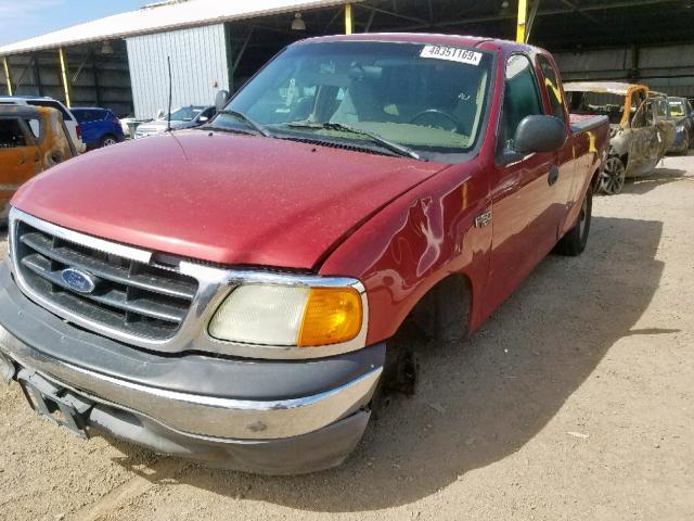 2FTRX17264CA50187 - 2004 FORD F-150 HERI RED photo 2