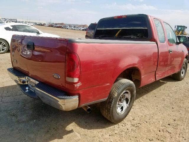 2FTRX17264CA50187 - 2004 FORD F-150 HERI RED photo 4