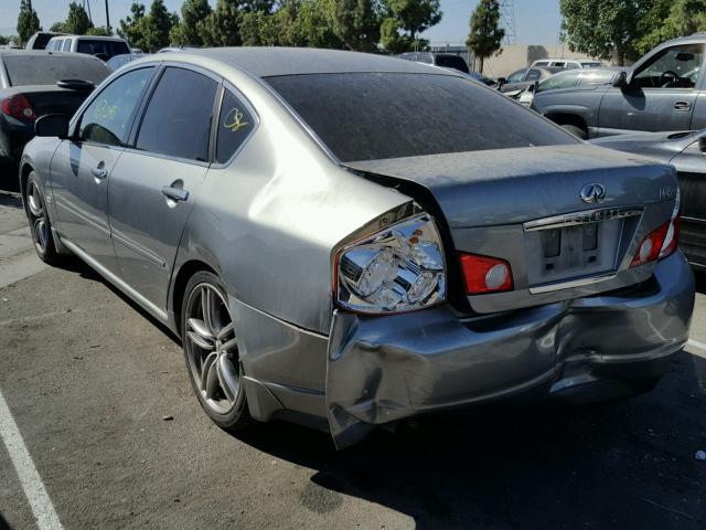 JNKBY01E06M203448 - 2006 INFINITI M45 BASE GRAY photo 3