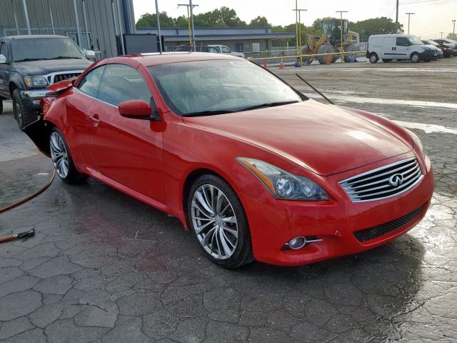 JN1CV6FE6BM954058 - 2011 INFINITI G37 BASE RED photo 1