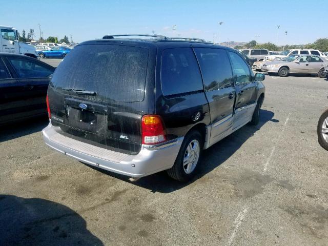 2FMDA534X2BA54574 - 2002 FORD WINDSTAR S BLACK photo 4