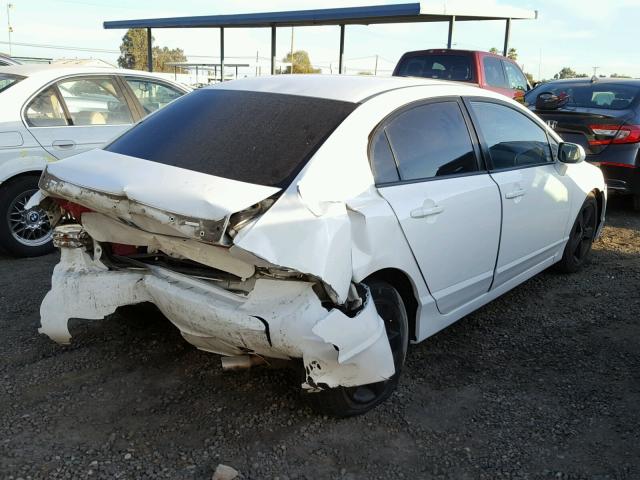 2HGFA1F60BH524631 - 2011 HONDA CIVIC LX-S WHITE photo 4