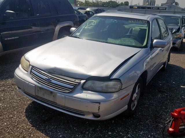 1G1NE52J02M597939 - 2002 CHEVROLET MALIBU LS SILVER photo 2