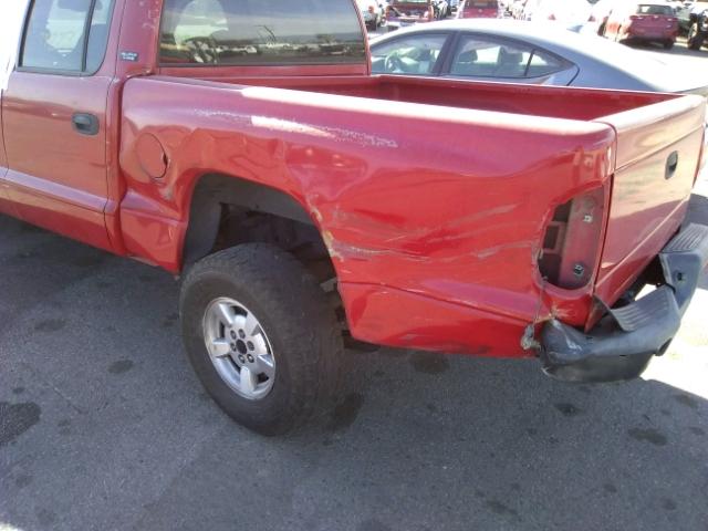 1B7GL2AX21S126556 - 2001 DODGE DAKOTA QUA RED photo 9