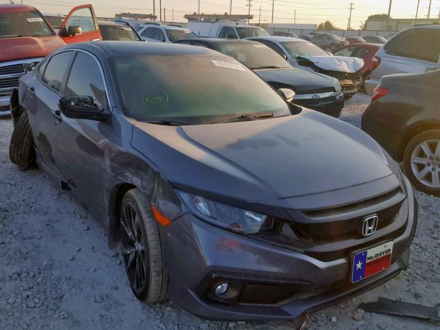 2HGFC2F80KH503070 - 2019 HONDA CIVIC SPOR GRAY photo 1